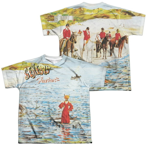 Genesis - Foxtrot Cover (Front/Back Print) - Youth Short Sleeve Shirt - Large