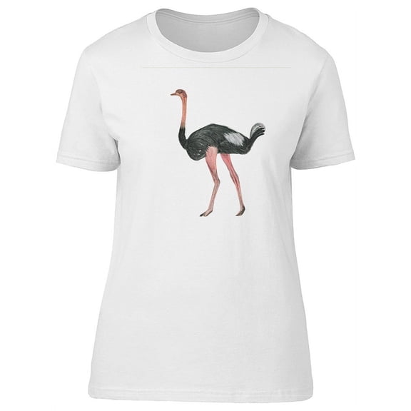 Cool Watercolor Ostrich T-Shirt Women -Image by Shutterstock, Female x-Large