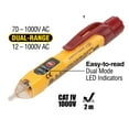 thumbnail image 4 of Klein Tools NCVT-2PR 12 Volt-1000 Volt AV Dual Range Non-Contact Voltage Tester, 4 of 4