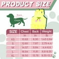 thumbnail image 2 of GASTROPOD Dog Dresses for Small Dogs Girl,Cotton Printed Everyday Dress Pet Clothes,Cute and Playful with Plaid Dog Clothes,Yellow,L, 2 of 7