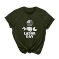 thumbnail image 1 of Camiseta de mujer Camisetas divertidas de manga corta Camiseta estampada Tops Blusa Regalo para mujer Fridja zx941, 1 of 7
