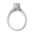 thumbnail image 2 of 1/2 Carat Solitaire Diamond Engagement ring in 14K White Gold (Ring Size 8.25), 2 of 4