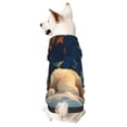 thumbnail image 1 of Fotbe Starry Sky Sleep White Bear Sudadera con Estampado para Perros Pequeños – Suéter con Capucha para Mascotas, Tela Suave de Forro Polar con Bolsillo-X-Large, 1 of 7