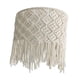 thumbnail image 2 of Protector de bombilla para pantalla de lámpara de macramé, accesorio tejido, cubierta de lámpara colgante estilo bohemio, 2 of 9