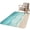 Green, variant on Front Door Mat 15.7"x23.6", Blue Coastal Non Slip Backing & Low Profile Doormats, Absorbent Muddy Dirt Trapper Door Mats for Front Back Door Entryway All-Weather Waves Summer Beach Ocean Sea