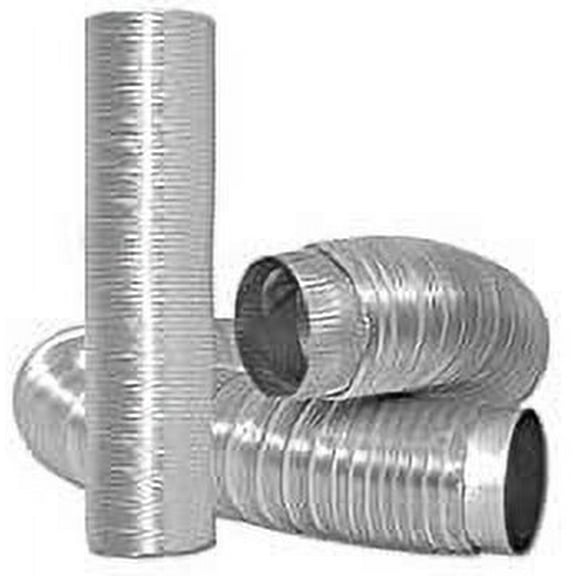 Dundas Jafine Semi-Rigid Duct MFX48 - Flexible Aluminum Venting - 4 in. x 8 ft.