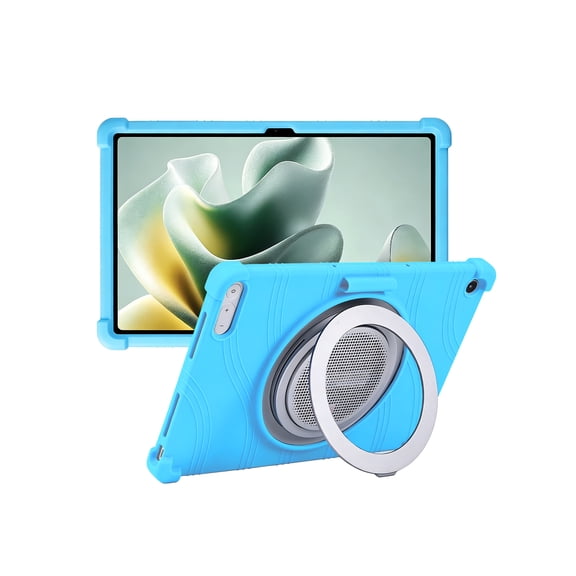 HYRACPO Silicone Case for MOTO PAD 70 GROOVE/Lenovo Tab Plus Gen 2 12.1 inch, Soft Flexible Shockproof Protective Tablet Cover, Anti-Scratch & Lightweight Slim Design-Sky Blue