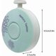 thumbnail image 5 of Mint green [6 grinding heads] English version Electric nail art equipment Child Baby Safety Nail Clipper Nail Art Suitable, 5 of 5