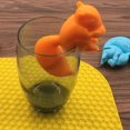 thumbnail image 5 of Squirrel Tea Infuser Loose Tea Infuser Silicone Tea Infuser Kettle Orange Cup, 5 of 5