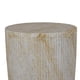 thumbnail image 3 of Soporte para plantas Archi de mesa Benzara, 46 cm, resina blanca jaspeada, 3 of 5