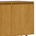 thumbnail image 4 of Simpli Home Hunter 60 inch x 18 inch Rectangle Industrial Contemporary 3 Door Sideboard Buffet in Oak Veneer, 4 of 15