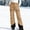 (New28)Brown, variant on Women's Waterproof Snow Bootcut Pants Trendy Windproof Insulated Ski Trousers Multi Pocket Outdoor Winter Athletic Pants