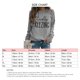 thumbnail image 5 of Jersey de manga larga con cuello redondo, sudadera holgada informal de fibra de poliéster de color sólido para mujer, gris S, 5 of 5