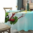 thumbnail image 3 of Duck Dodgers-Theme Round tablecloth has an iconic print, fits most tables, and is easy to care for perfect gifts for fans friends and family.diameter60''(152cm), 3 of 5
