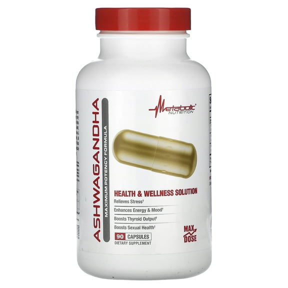 Metabolic Nutrition Ashwagandha, 90 Capsules