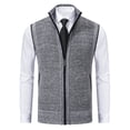 thumbnail image 1 of Suéter tipo cárdigan de otoño para hombre, suéter de cuello alto para hombre, suéter, abrigo, chaleco, chaqueta, moda de otoño, 1 of 5