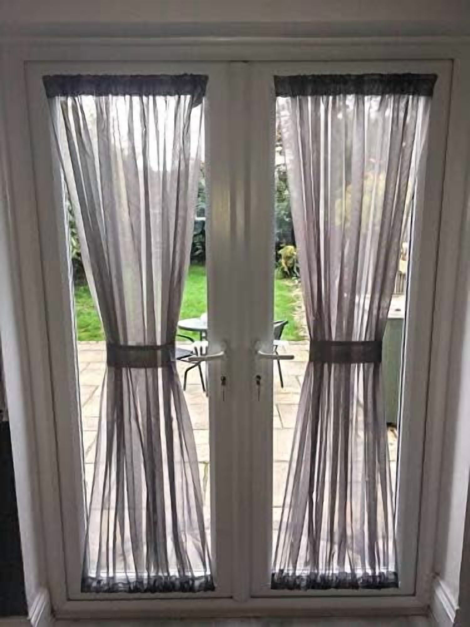 Small Spring Curtain Rod, Adjustable Spring Tension Rod 18 to 28 inches, Expandable Spring Loaded Tension Rods for Window (Black-2 Pack)