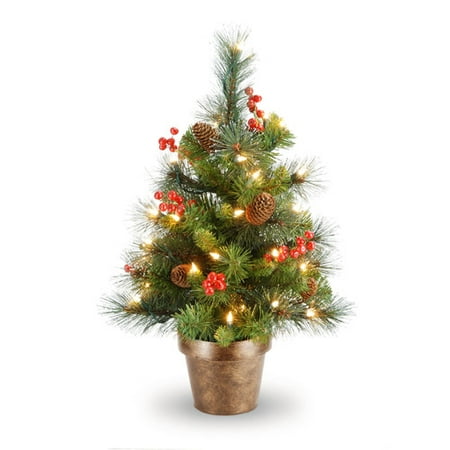 national tree co crestwood spruce 2 39 green small walmart com christmas trees