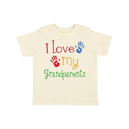 

Inktastic I Love My Grandparents Boys or Girls Toddler T-Shirt