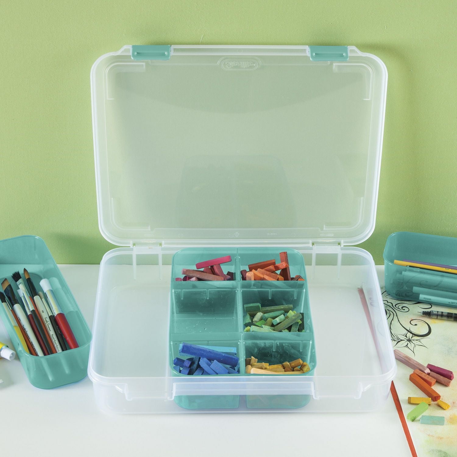 Sterilite Divided Case Storage Container