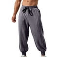 thumbnail image 6 of Jerdar Men's Cotton Jogger Sweatpants Tapered Cuffed Ankle All Season Four Season Gym Workout Fitness Athletic Casual Comfortable Soft Long Pants Trousers, 6 of 9