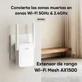 thumbnail image 1 of Repetidor Wifi 6 Ax1500 Doble Banda Hasta 1500 Mbps Cudy Re1500, Amplificador De Señal Con Cobertura Extendida, Modo Repetidor/ap, Puerto Ethernet, Alta Velocidad Y Baja Latencia, 1 of 9