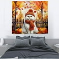 thumbnail image 3 of Happy Thanksgiving Persian Give Thanks Fall Beanie Scarf Welcome Tapestry Cat Lover Kitten Owner Gifts Wall Hanging Backdrop Home Decor - 00020, 3 of 5