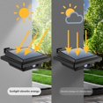thumbnail image 4 of 40 luces solares con sensor de movimiento LED para exteriores, nivel impermeable Ip65, gran angular, 4 of 5