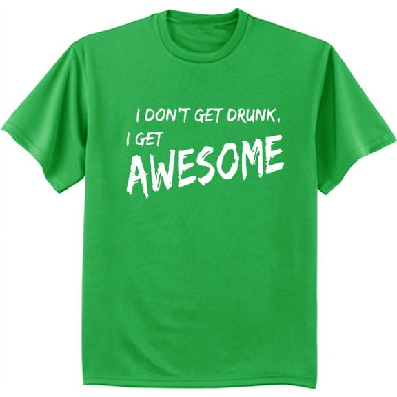 St Patricks Day Clothes Mens Funny T-shirt Green Graphic Tees