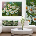 thumbnail image 1 of Heailly Art Texturé de Marguerites - Impression sur Toile d'Art Floral, 1 of 3