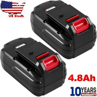2Pack Replacement 4.8Ah for Porter Cable PC18B 18Volt NiCd PC186CS Battery PCC489N PCC489N PC188 PC1800D