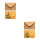 thumbnail image 1 of Injueey 10 piezas de tarjetas de papel impresas de dibujos animados de felicitación en blanco de Navidad, conjunto de sobres para adultos, Type5 NO5, 1 of 6