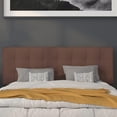 thumbnail image 6 of Bowery Hill Modern Queen Fabric Panel Headboard in Dark Brown, 6 of 9