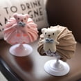 thumbnail image 4 of Infant Hat Comfortable Delicate Edging Cotton Cartoon Bear Elastic Baby Beanie for Daily, 4 of 10