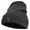 Black, variant on German Shepherd Embroidered 12 inch Acrylic Cuffed Long Beanie - Black OSFM