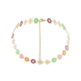 thumbnail image 1 of Jewelry On Clearance Colorful Oil Dripping Daisy Flower Clavicle Chain,Bohemian Wind Colour, 1 of 4