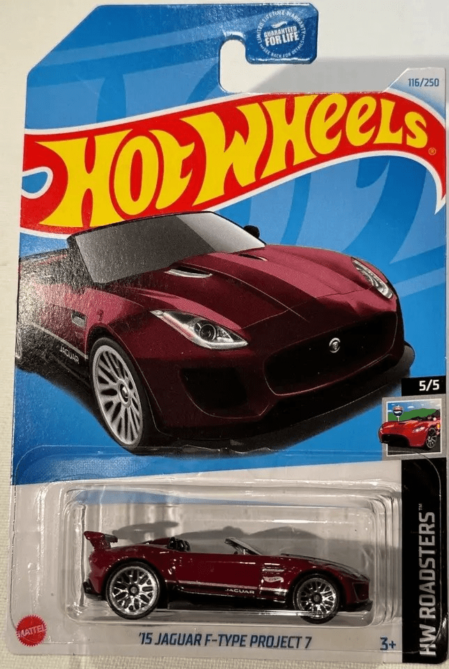 Hot Wheels 15 Jaguar F-Type Project 7 116/250 HW Roadsters 5/5