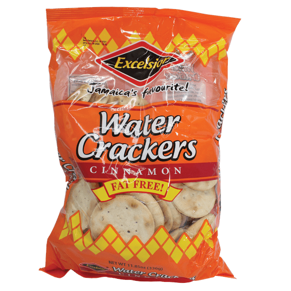 Excelsior Genuine Jamaican Water Crackers Cinnamon, 11.85 OZ