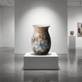 thumbnail image 4 of EFISPSS 8 Inch Blue and White Plumeria Ceramic Vase, Traditional Jingdezhen Hand Painted Flower Vase for Home Decor, 4 of 6
