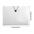 thumbnail image 3 of Expandable Plastic Accordion File Folder with 8 Pockets, Large Capacity Document Organizer for Office Paper Storage, Portable Multi-Layer Classification Folder for Bills, Receipts, and Test Papers, 3 of 6