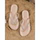 thumbnail image 3 of Flat Beach Sandals Women Woven Slipper Flip Flops, 3 of 4