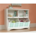 thumbnail image 2 of Lifesong Milestones Modern Bookcase Footboard For Kids - (Gingham Mint, Grey 414436 Pogo), 2 of 3