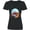 AB-Black, variant on Inktastic Fun Fiddler Crab with Violin and Mustache Women's V-Neck T-Shirt