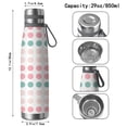 thumbnail image 3 of Modern 29oz Stainless Steel Insulated Thermos with Tea Filter, 360° Printed Travel Bottle, Leakproof BPA-Free Flask with Anti-Slip Base, 304 Inner & 201 Outer, Vacuum Cup, 3 of 6