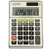 12-Digit Business Calculator - CATIGA CD-2738-12T - Dual-Power - Tax Calculator (Gold)
