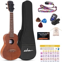ADM Soprano Ukulele 21 inch for for Kids Adult Student Beginners, Mahogany Wood Ukulele Starter Kit
