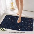 thumbnail image 3 of Blue Starry Sky Door Mat&nbsp;Indoor Outdoor Entrance, Non Slip Small Rug for Kitchen Bathroom Entryway Rug, Universe Space Galaxy Night Star Washable Doormat Floor Mat 18x30 Inch, 3 of 8