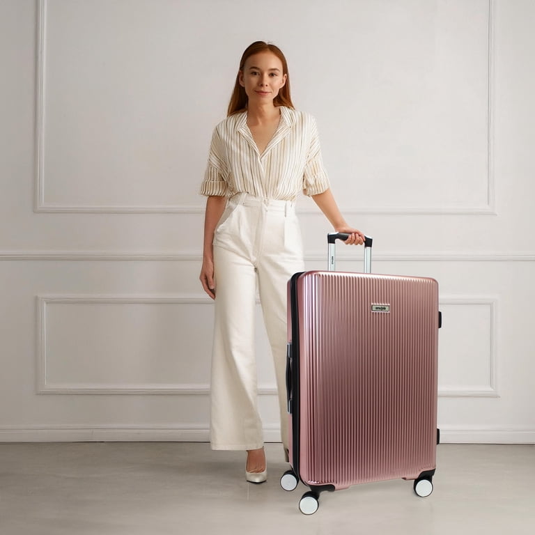 Dejuno Monarch 3-Piece Spinner Luggage - Polycarbonate Shell