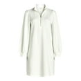 thumbnail image 5 of Free Assembly Women’s Half Zip Sweatshirt Mini Dress Sizes XS-XXL, 5 of 5