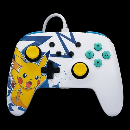 PowerA Enhanced Wired Controller for Nintendo Switch, Pikachu High Voltage